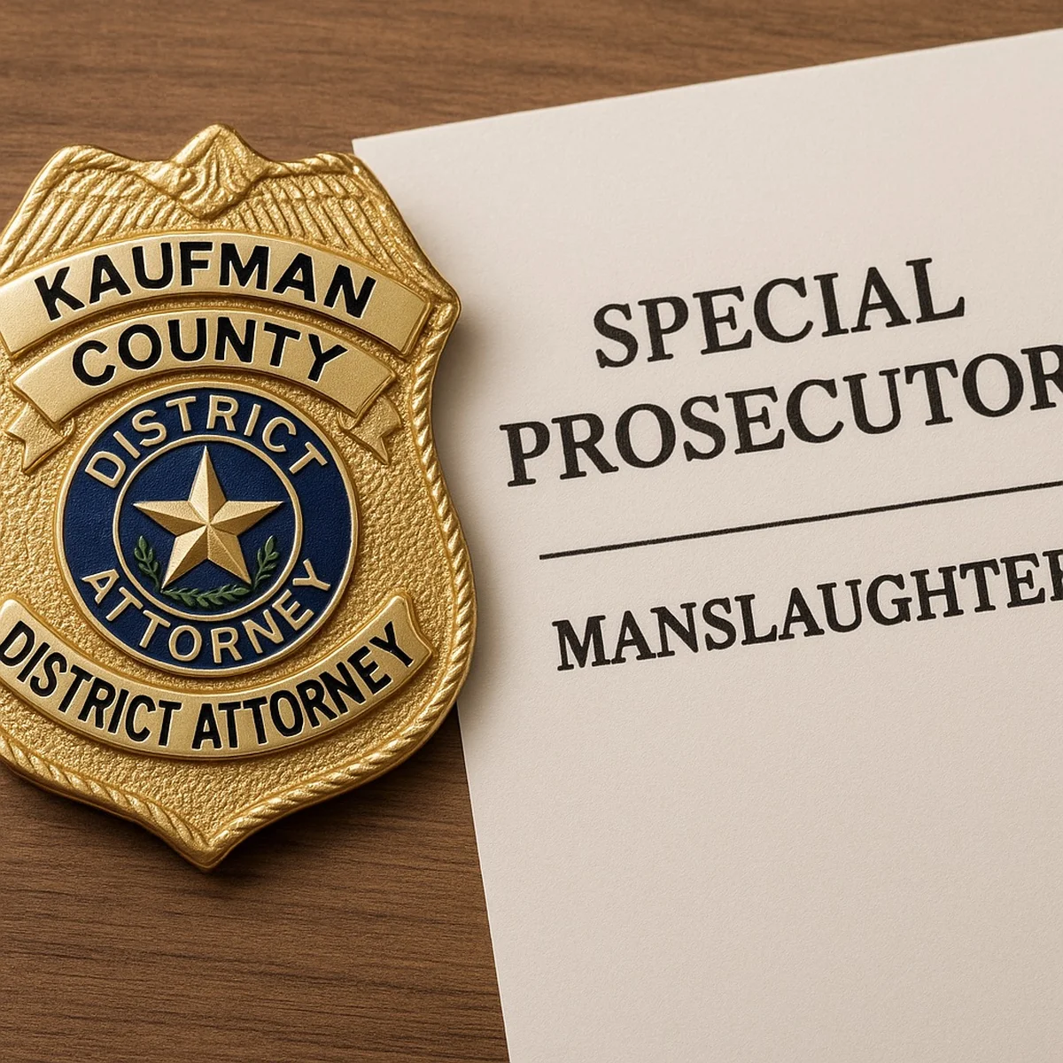 Kaufman County Prosecutor Assigned To Manslaughter Case in Sherman